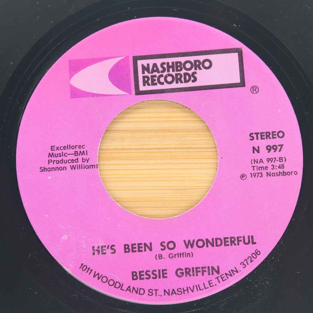 BESSIE GRIFFIN - HE'S‎ BEEN SO WONDERFUL / CAREFUL HANDS - BLACK GOSPEL 45